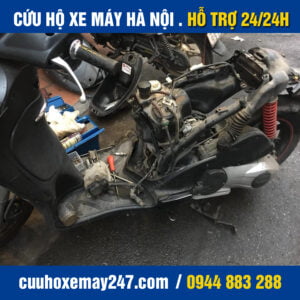 KÍCH ẮC QUY XE MÁY 26 cứu hộ xe máy 24/24 hà nội